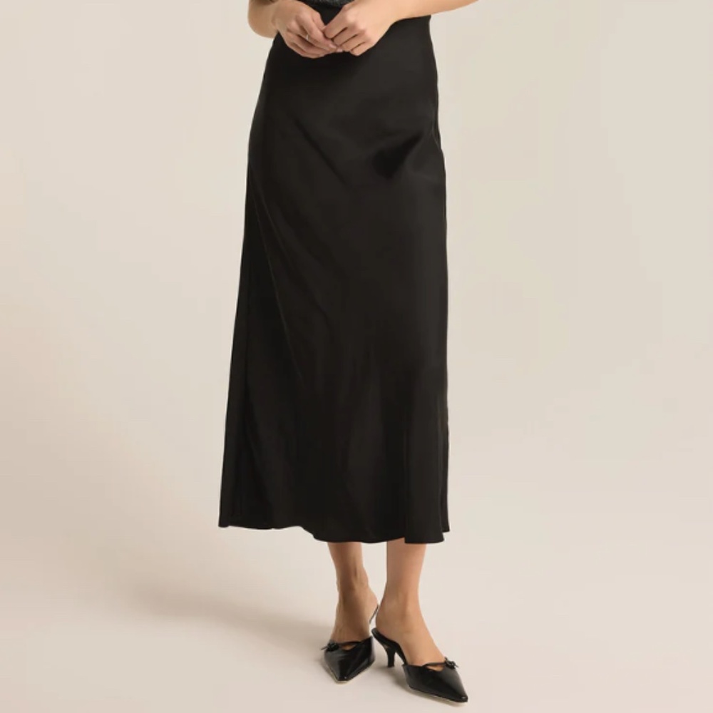 Z SUPPLY EUROPA LUXE SHEEN MIDI SKIRT
